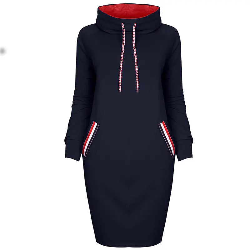 Maïa – Robe Pull Élégante à Col Montant ORIS WEAR