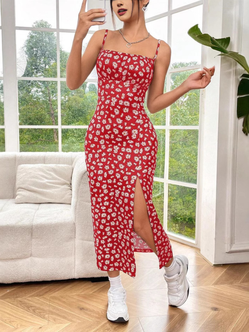 Robe Imprimée à Longue Droite ORIS WEAR
