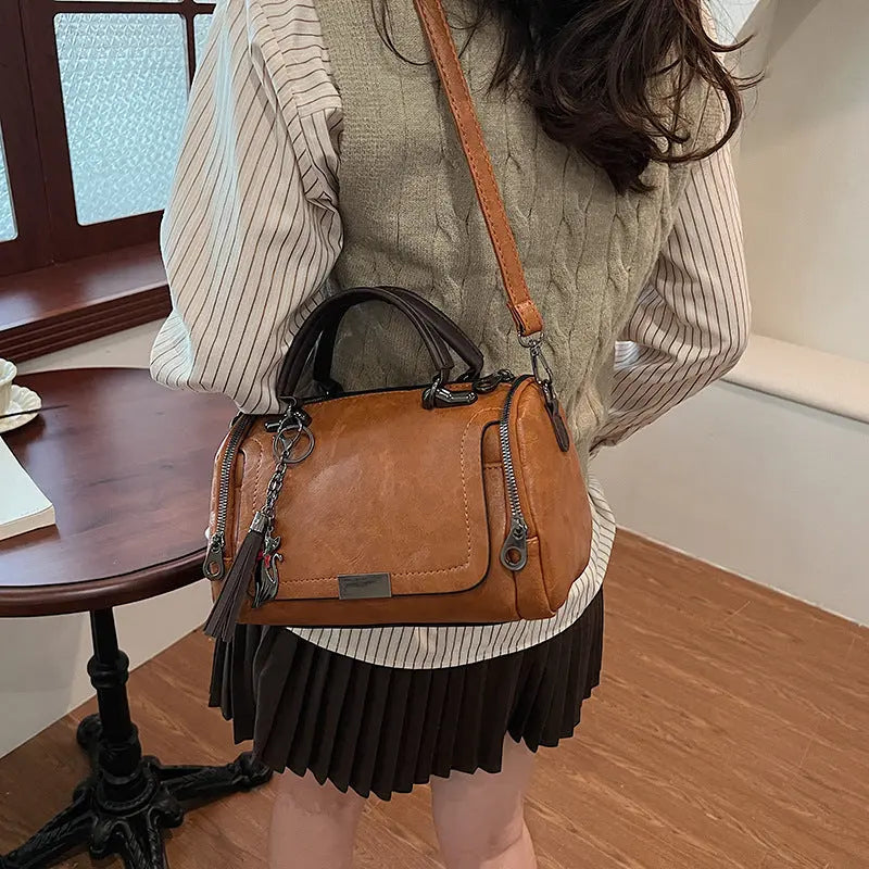 Sac bandoulière matelassé – Chaîne dorée et élégance urbaine ORIS WEAR