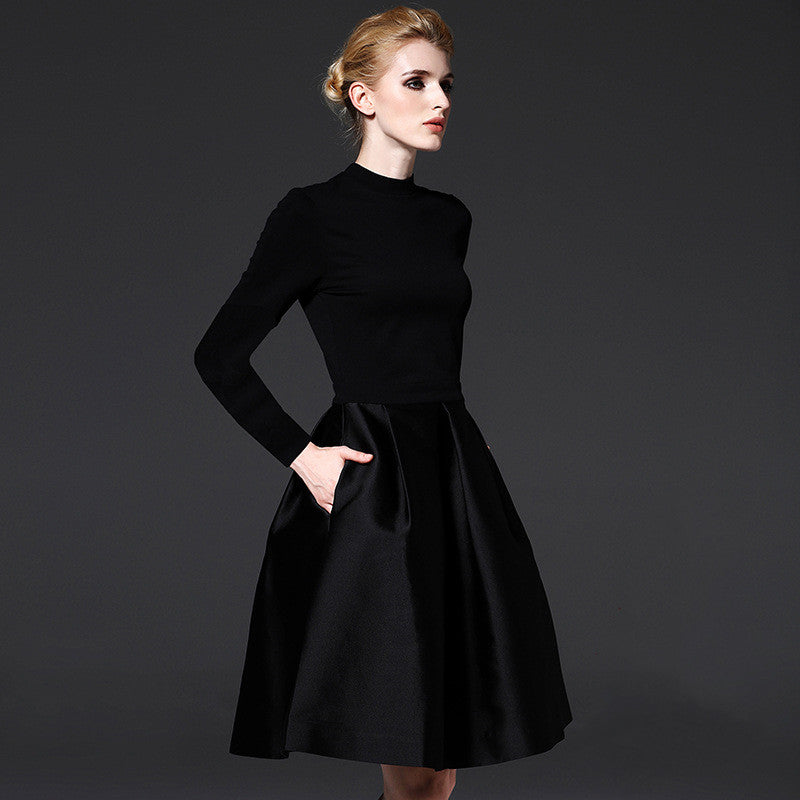 Robe Noire Légère & Élégante ORIS WEAR