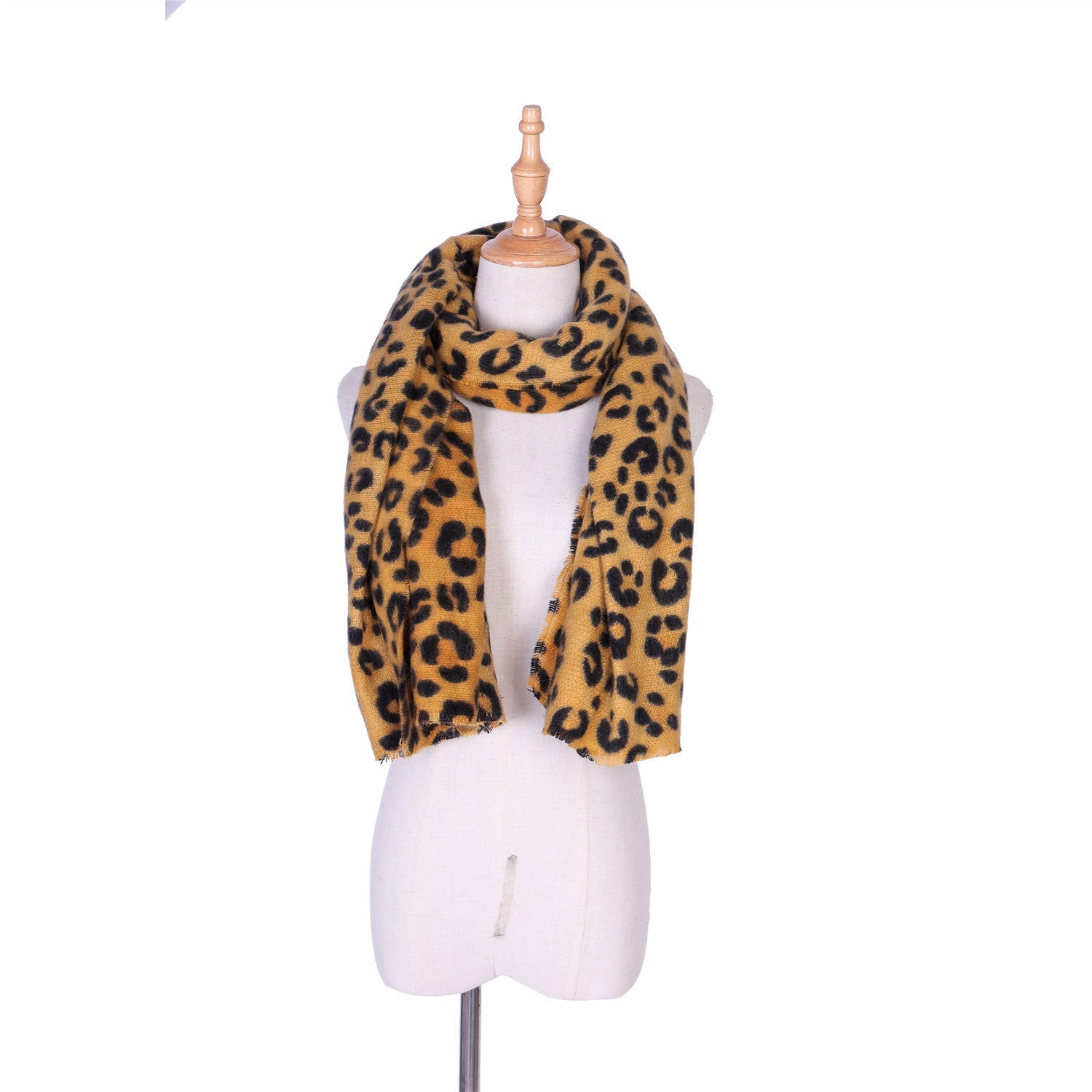 Écharpe léopard femme en cachemire ORIS WEAR