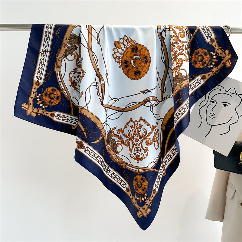 Foulard "Échos Baroques" en soie ORIS WEAR