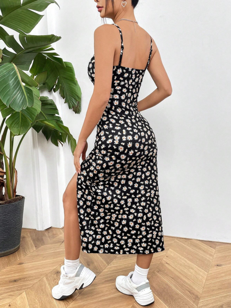 Robe Imprimée à Longue Droite ORIS WEAR