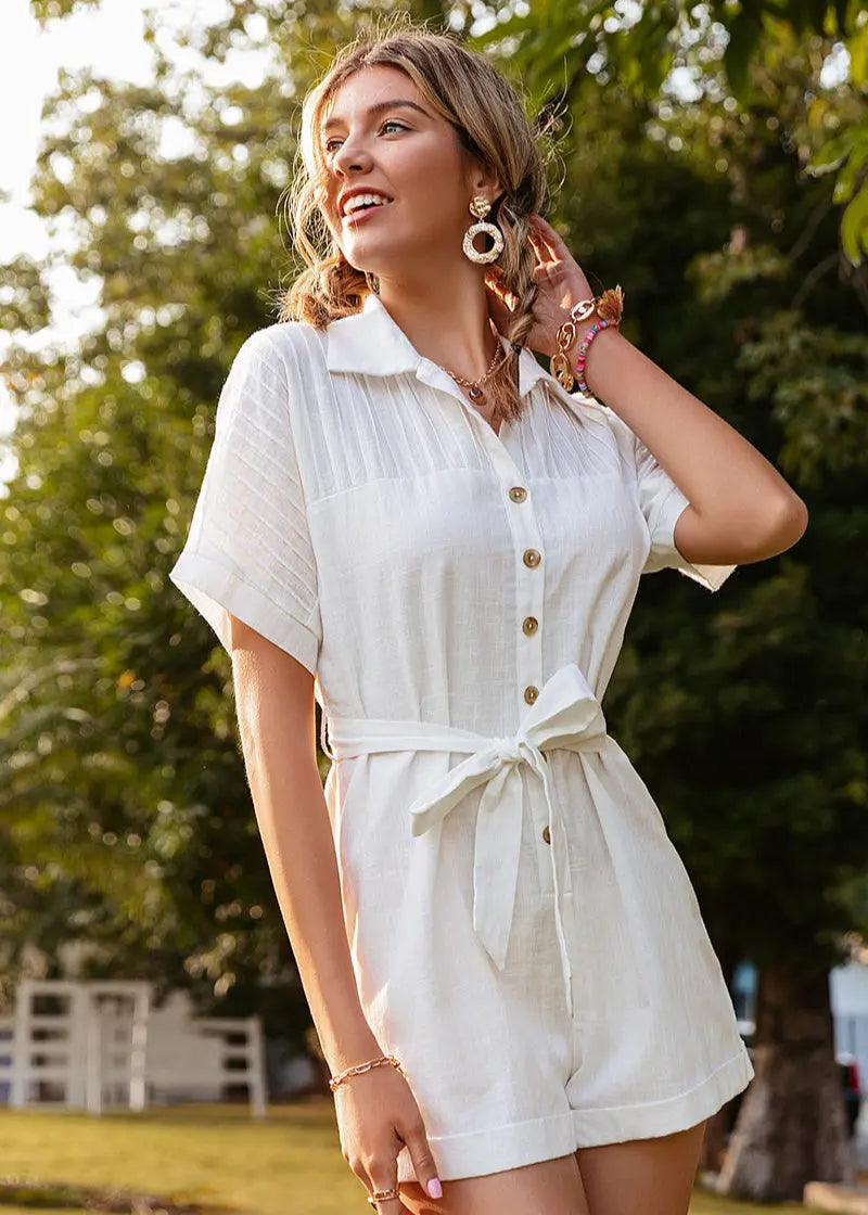 Combinaison en coton à col chemise ORIS WEAR