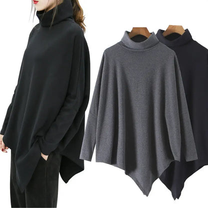 Pull femme fluide noir — ORIS WEAR