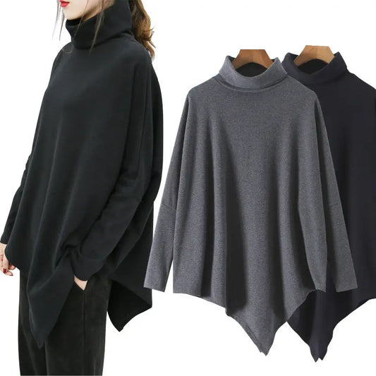 Pull femme fluide noir — ORIS WEAR