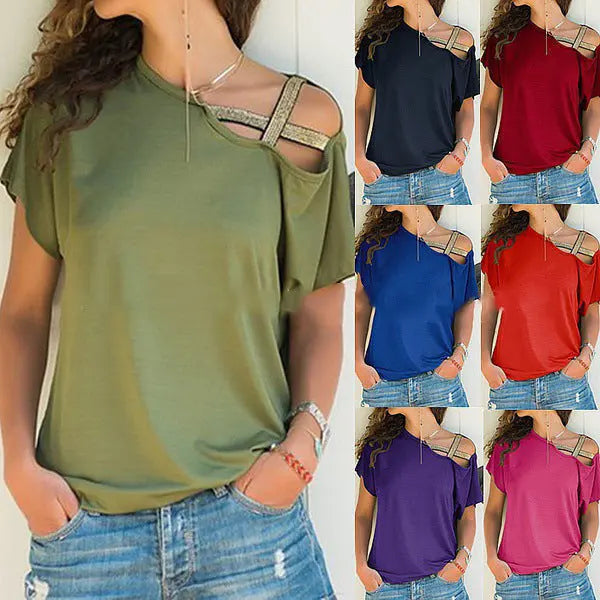 Top Asymétrique à Épaule Dénudée ORIS WEAR