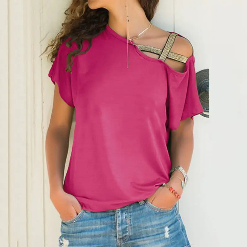 Top Asymétrique à Épaule Dénudée ORIS WEAR