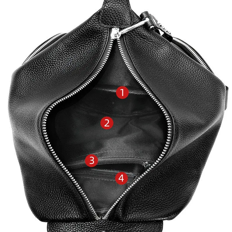 Sac à Dos Femme Antivol Geneva en Cuir Élégant ORIS WEAR