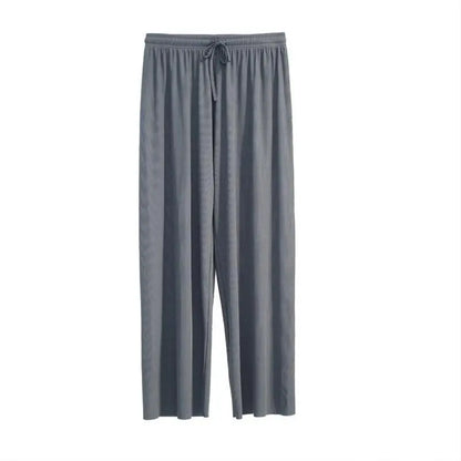 Pantalon Large en Soie Glacée, Culotte 9/10 Femme ORIS WEAR