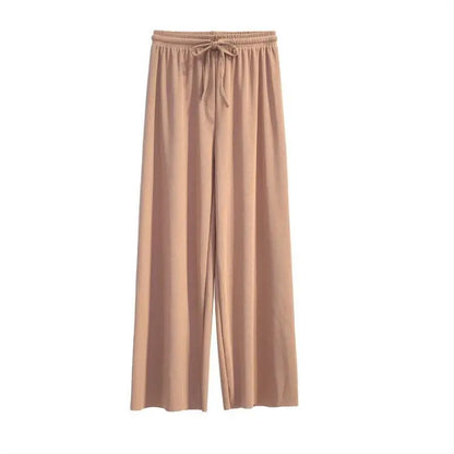 Pantalon Large en Soie Glacée, Culotte 9/10 Femme ORIS WEAR