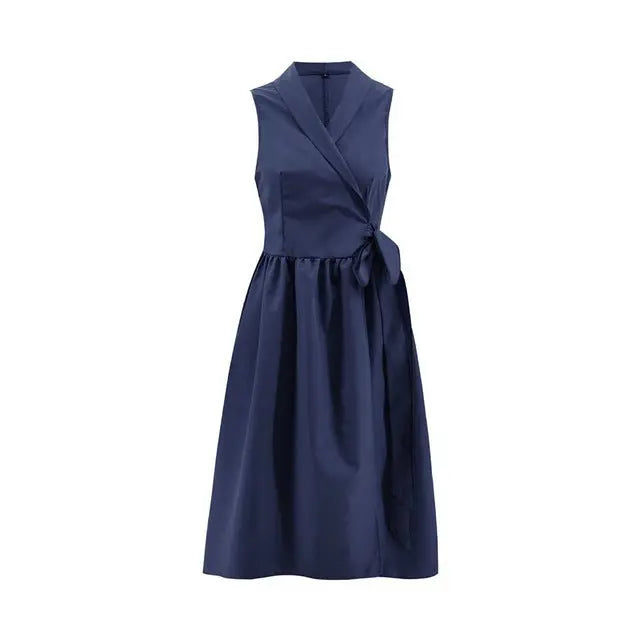 Robe Élancée – Élégance sans manches avec ceinture ORIS WEAR