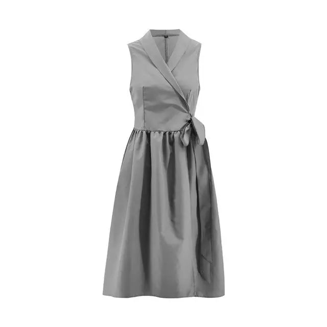 Robe Élancée – Élégance sans manches avec ceinture ORIS WEAR