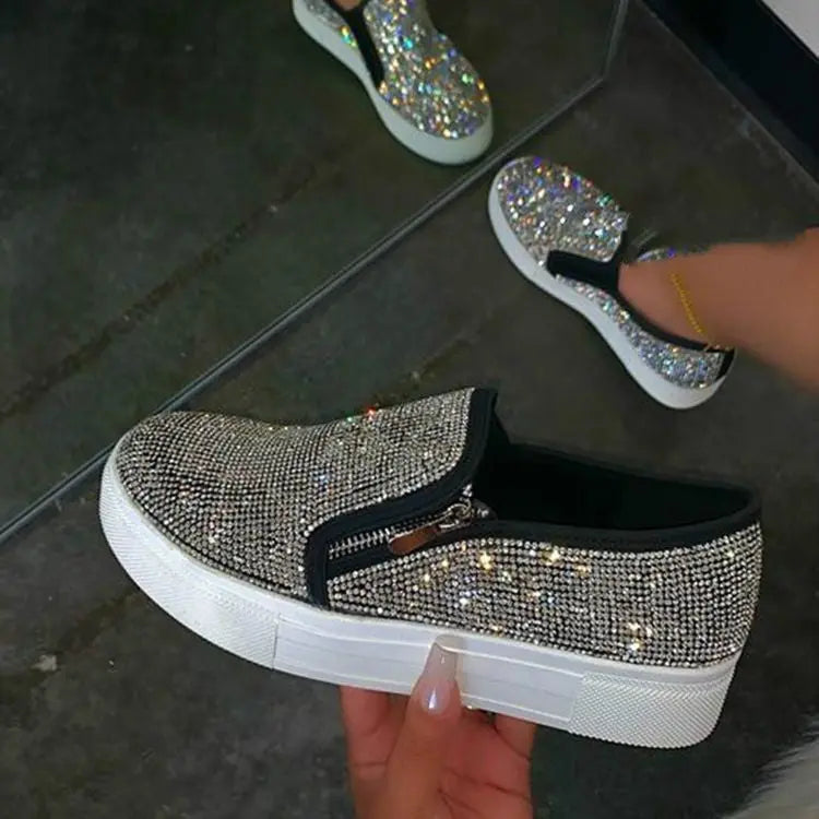 Mocassins Casual à Strass pour Femme ORIS WEAR