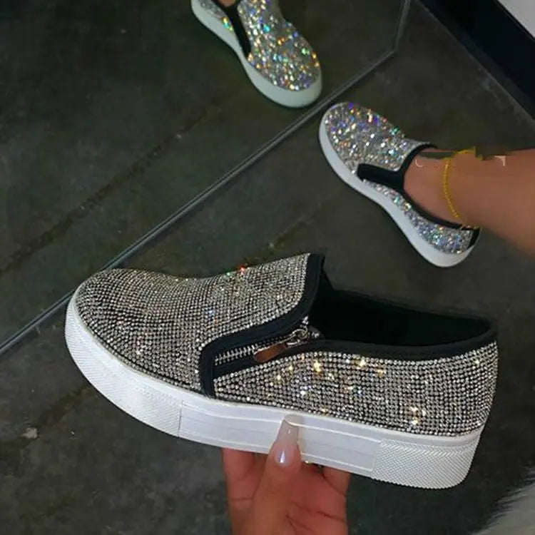 Mocassins Casual à Strass pour Femme ORIS WEAR