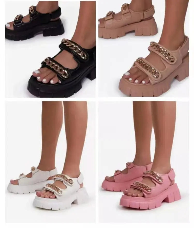Sandales à Talon Chaîne Élégantes ORIS WEAR