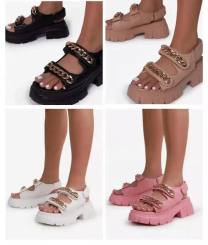 Sandales à Talon Chaîne Élégantes ORIS WEAR