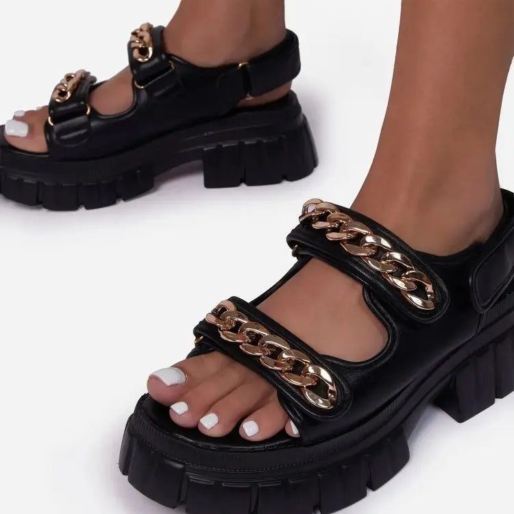 Sandales à Talon Chaîne Élégantes ORIS WEAR