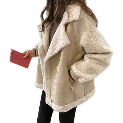 Veste Courte Suédine & Doublure Mouton ORIS WEAR