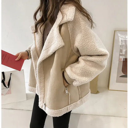 Veste Courte Suédine & Doublure Mouton ORIS WEAR
