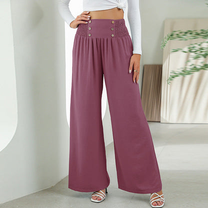 Pantalon droit à jambes larges et élastique ORIS WEAR