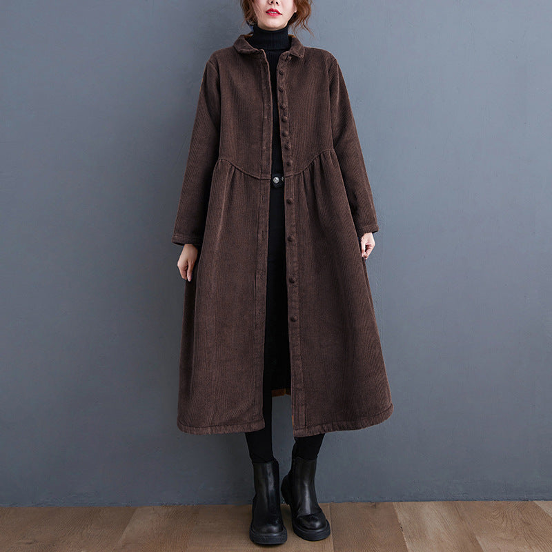 Manteau décontracté en velours côtelé ORIS WEAR