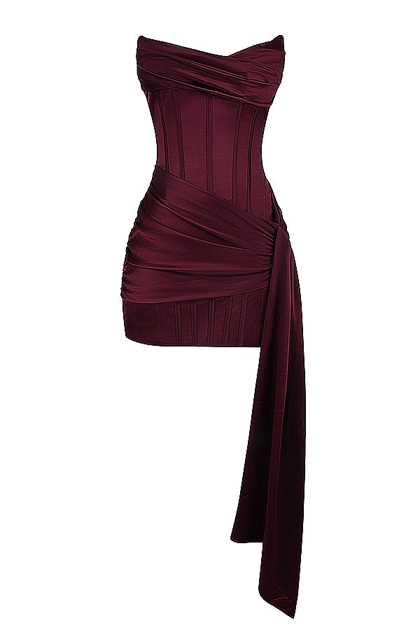 Ludmilla | La Robe en Satin – Corset Fait Main, Luxe & Glamour Valerios Fashion