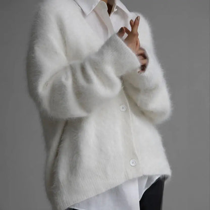 Cardigan Femme Col V – Boutonné, pour l'hiver ORIS WEAR
