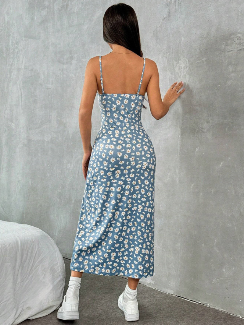 Robe Imprimée à Longue Droite ORIS WEAR