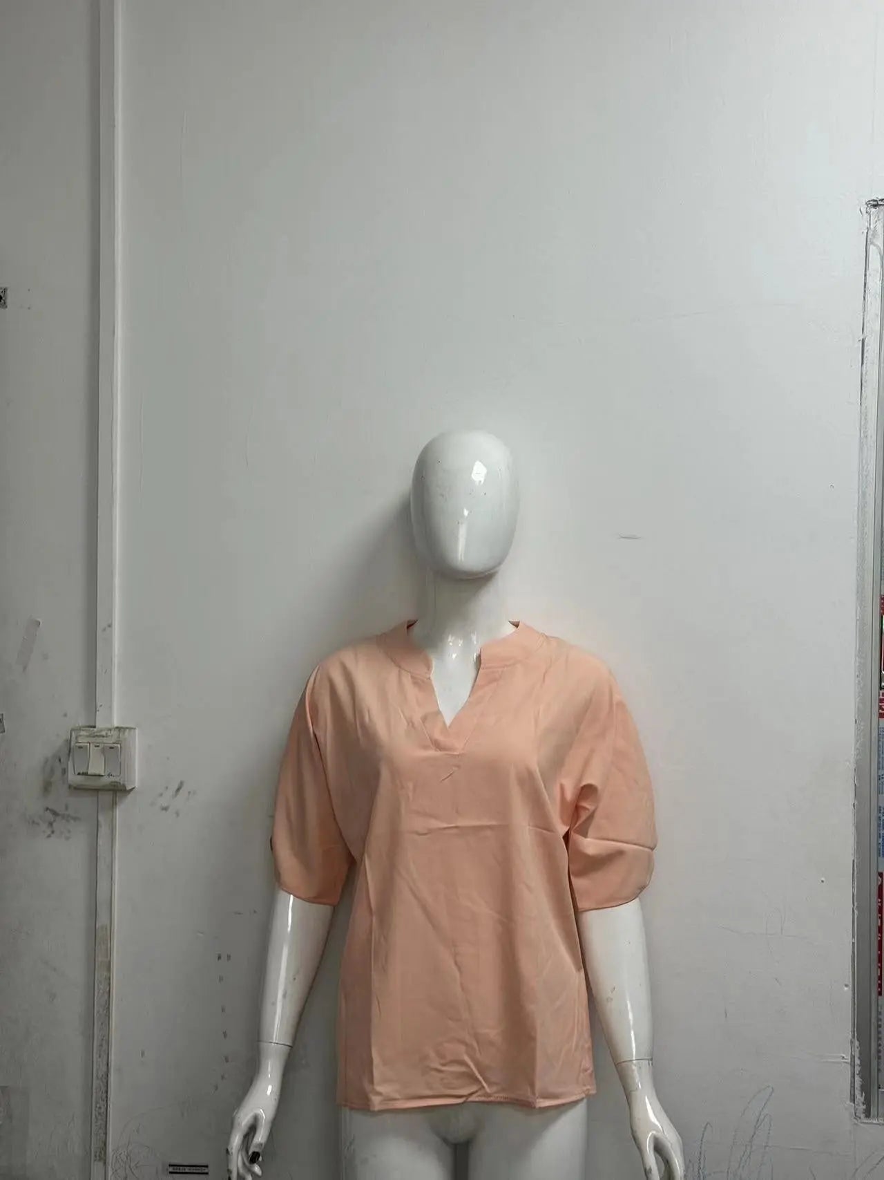 Blouse Fluide en Chiffon à Col V ORIS WEAR