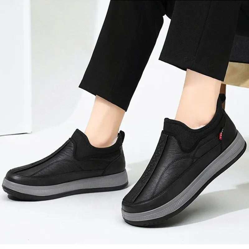 Bottes Hivernales Chaudes à Semelle Plate et Bout Rond ORIS WEAR