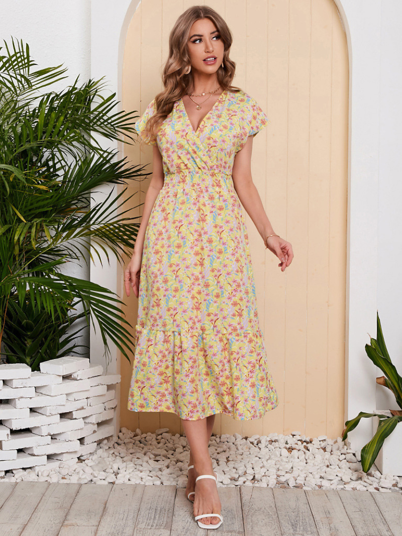 Robe Sophie Longue Évasée en Chiffon ORIS WEAR