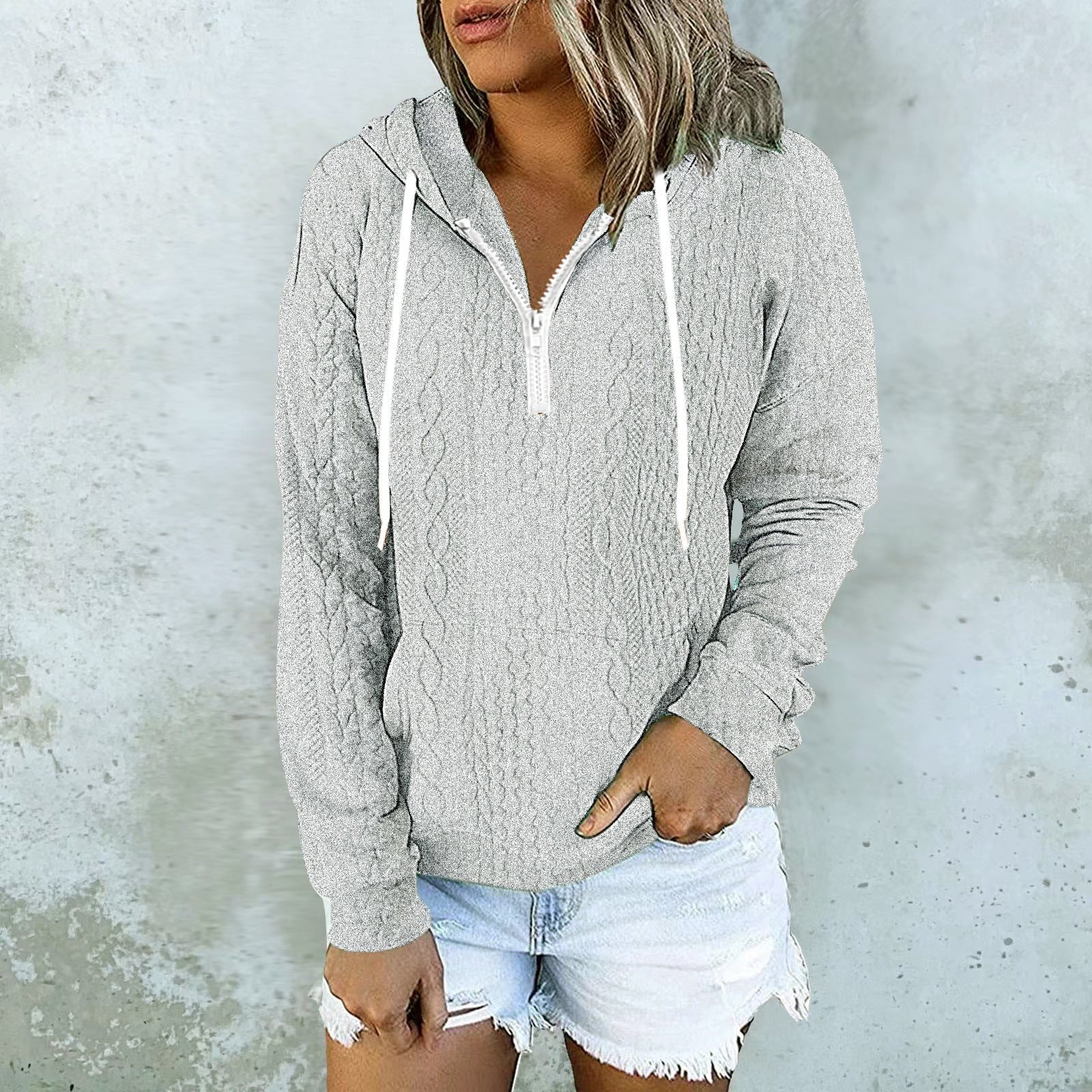 Sweat à capuche design texture twist – Style urbain et confortable ORIS WEAR