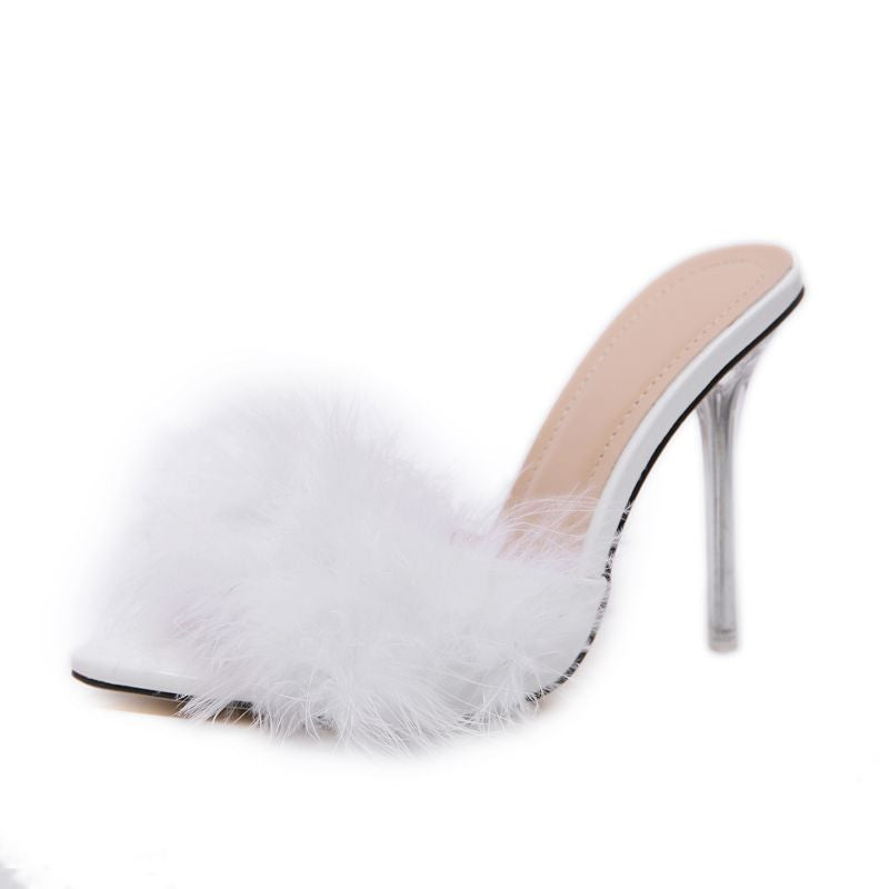 Sandales Talons Fourrure Femme ORIS WEAR