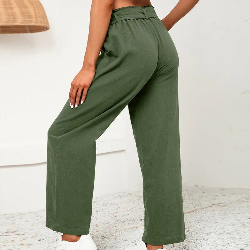Mila – Pantalon ample taille haute au style urbain ORIS WEAR