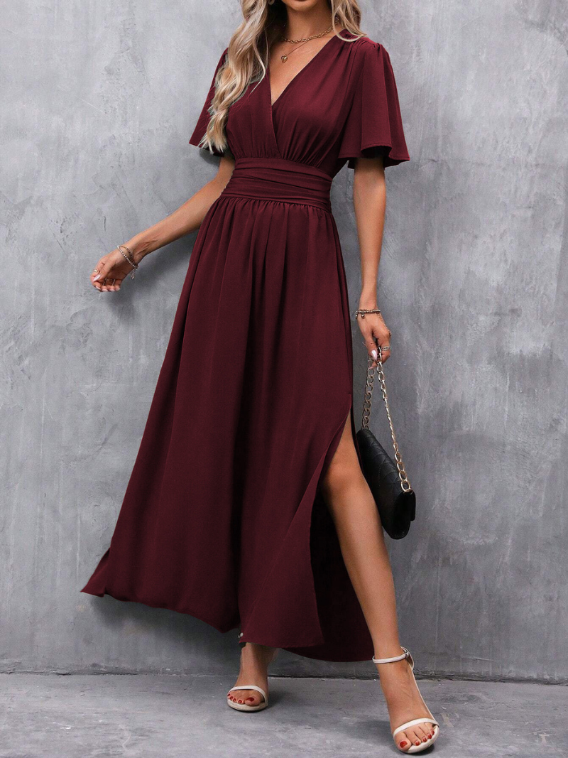 Robe Fendue Élégante et Tendance Pour Femme ORIS WEAR