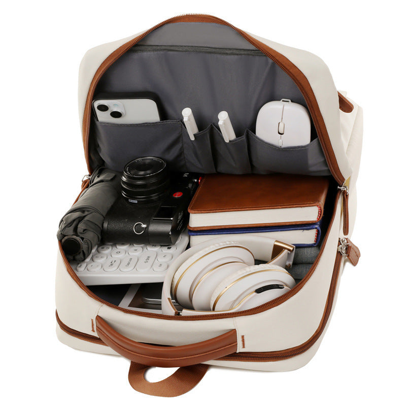 Large Capacity Solid Color Oxford Cloth Backpack ORIS WEAR