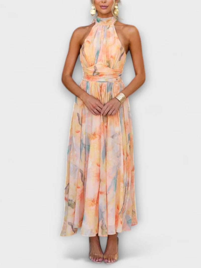 Robe Dos Nu Imprimée – Style Vacances ORIS WEAR