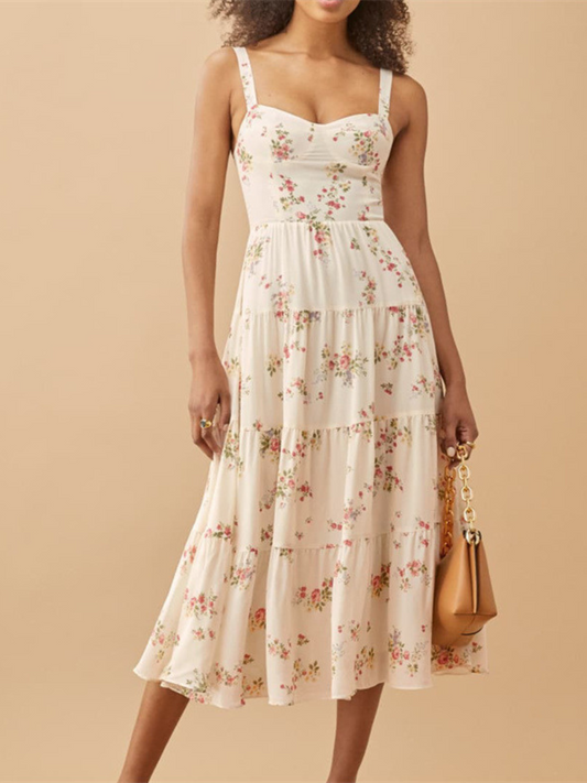 Robe longue femme bohème couleur de l'image — ORIS WEAR