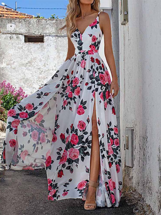 Robe Nana Chic Imprimée  En col  V ORIS WEAR