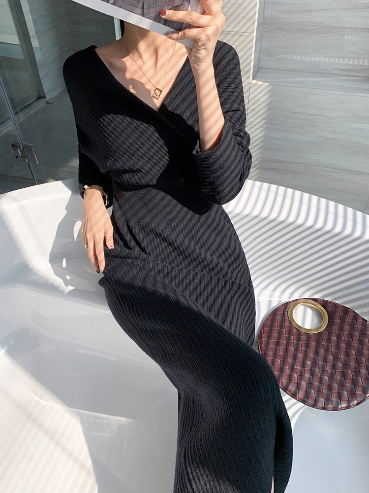 Robe jupe longue tricotée chic ORIS WEAR