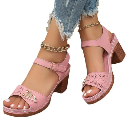 Sandales à Talons Hauts Grande Taille Élégance & Confort ORIS WEAR
