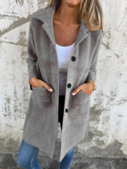 Manteau mi-long à col polo boutonné ORIS WEAR