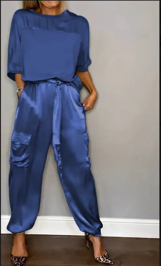 Ensemble 2 Pièces Femme en Satin Doux ORIS WEAR