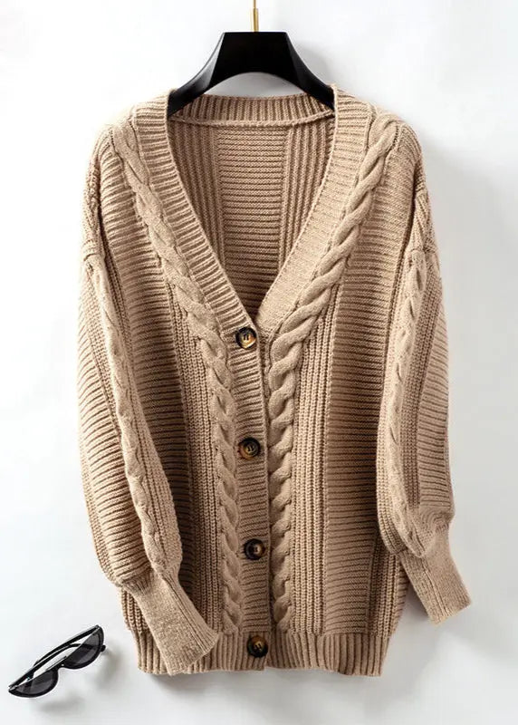 Gilet femme vintage tricot boutonné ORIS WEAR