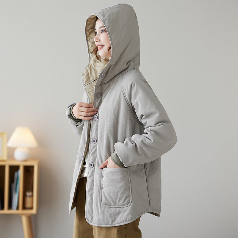 Veste femme fluide gris doux — ORIS WEAR
