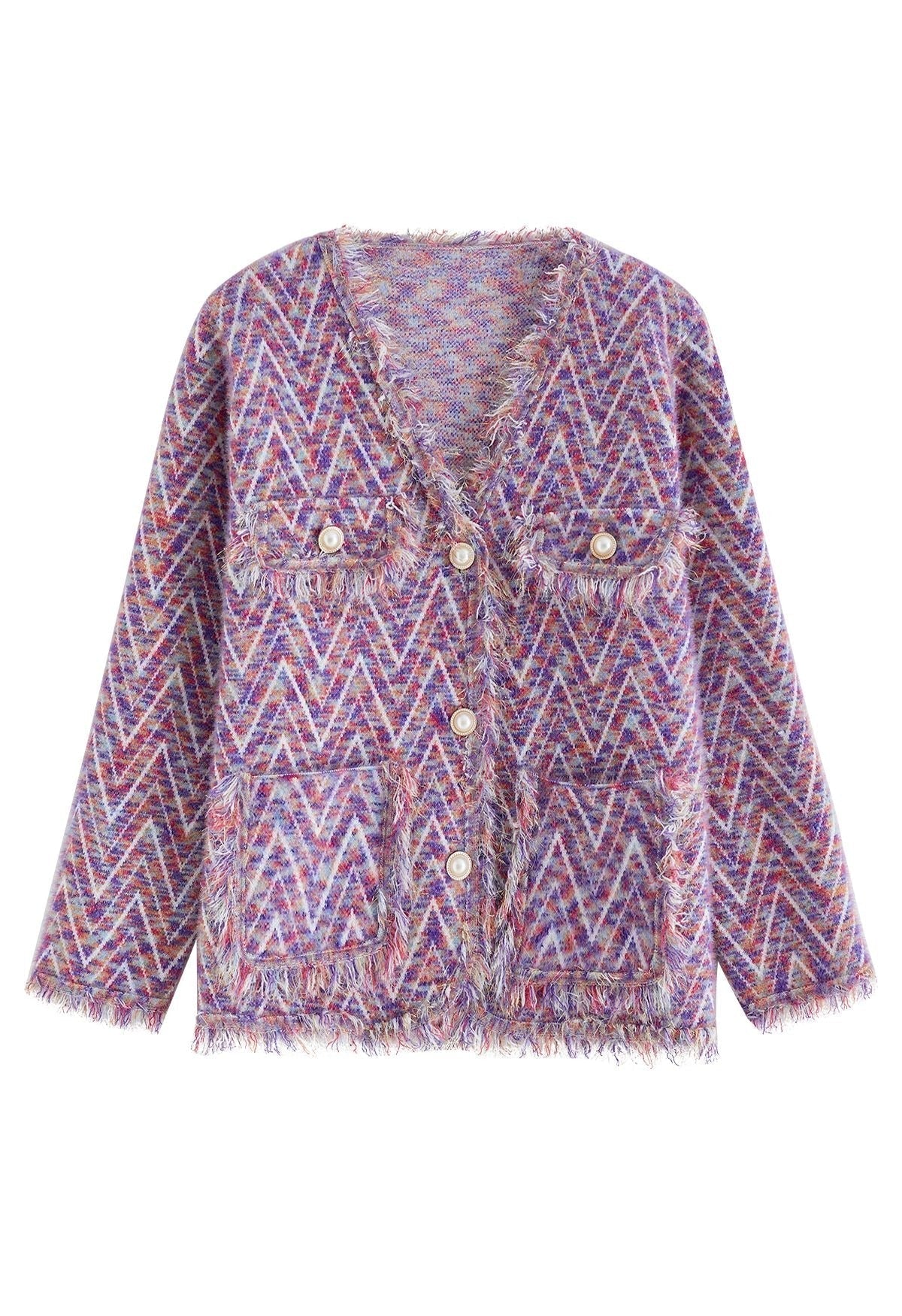 Veste femme bohème violet — ORIS WEAR