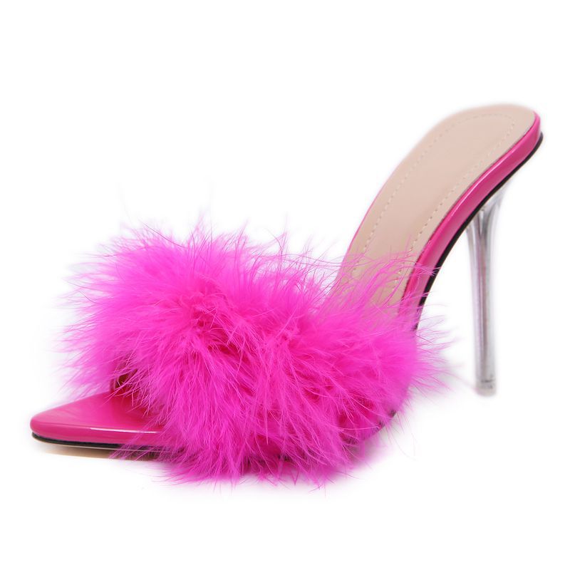 Sandales Talons Fourrure Femme ORIS WEAR