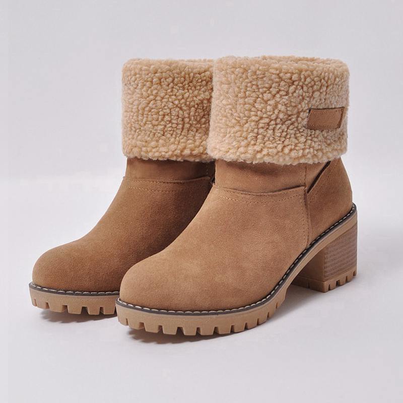 Léa™ – Bottes de neige chaudes et élégantes en cuir ORIS WEAR