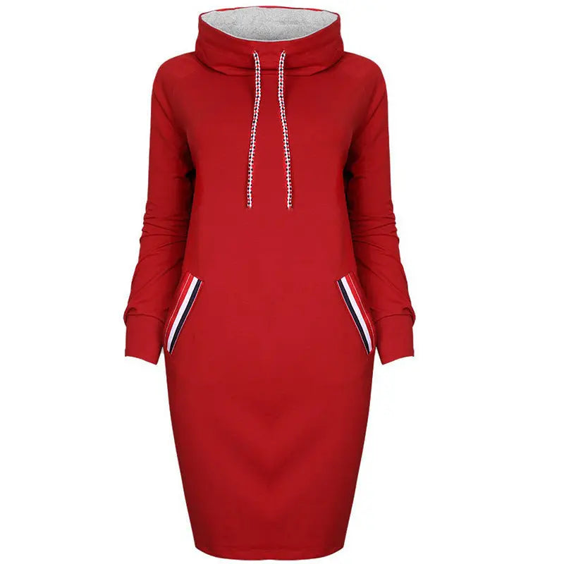 Maïa – Robe Pull Élégante à Col Montant ORIS WEAR